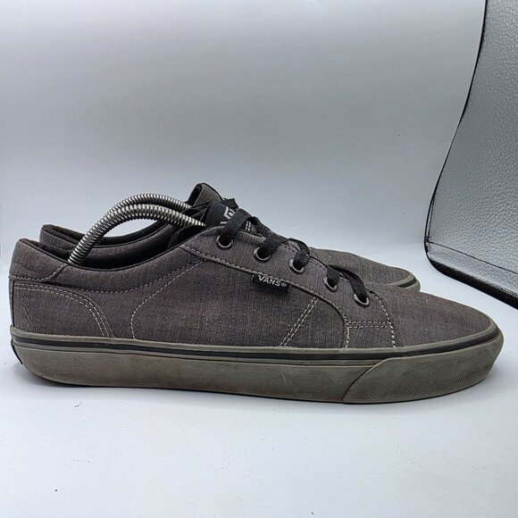 Vans Bishop Mens Size 10.5 Gray Shoes Skateboarding Casual Walking School Sports - Picture 12 of 13